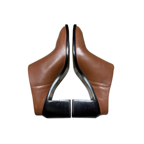 NWOB Everlane Outlaw Mule Women 7 Brown Leather Slip On Block Heel Quiet Luxury - Picture 4 of 9